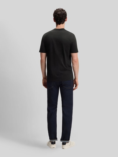 BOSS Regular Fit T-Shirt aus reiner Baumwolle Modell 'Thompson 01' Black 5