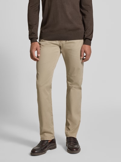 Pierre Cardin Tapered Fit Hose mit Eingrifftaschen Modell 'Lyon' Taupe 4