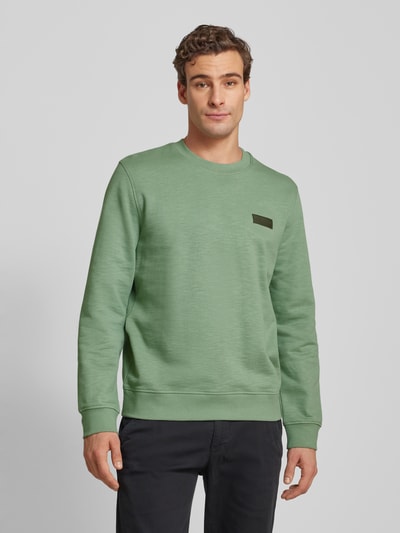 Marc O'Polo Regular Fit Sweatshirt aus Bio-Baumwolle Mint 4