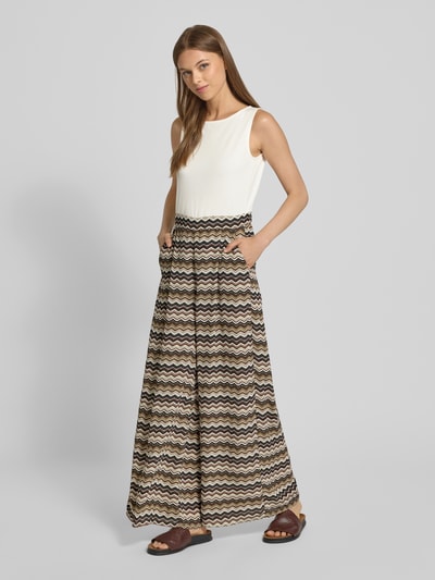 Zero Relaxed Fit Jumpsuit aus Viskose-Mix mit Eingrifftaschen Black 1