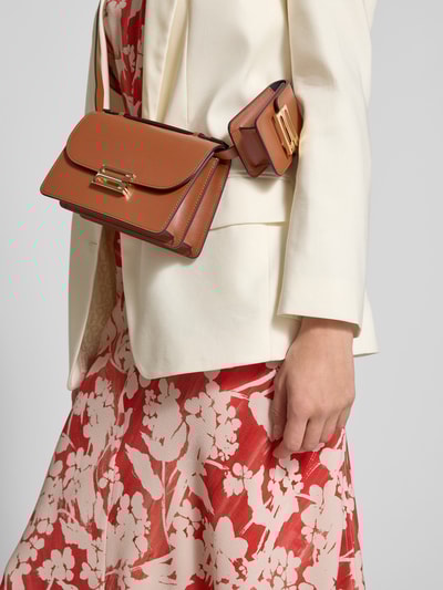 Victoria Beckham Handtasche mit Label-Detail Hellbraun 1
