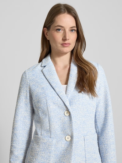 WHITE LABEL Blazer mit aufgesetzten Taschen Bleu 3