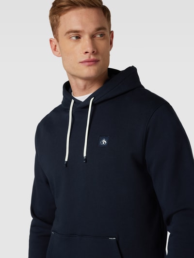 Scotch & Soda Hoodie mit Logo-Badge Dunkelblau 3