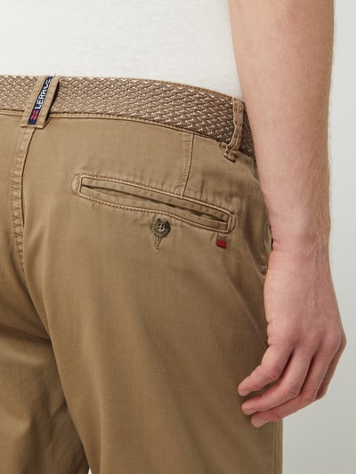 Lerros Regular Fit Chino-Shorts aus Baumwolle Modell 'Craig' Beige 3