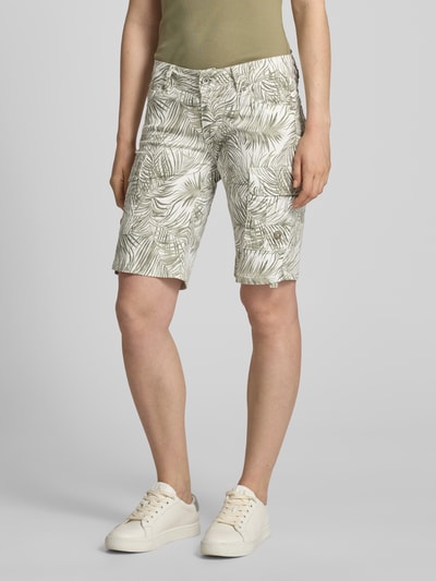 Buena Vista Korte cargobroek met 5-pocketmodel Rietgroen - 4