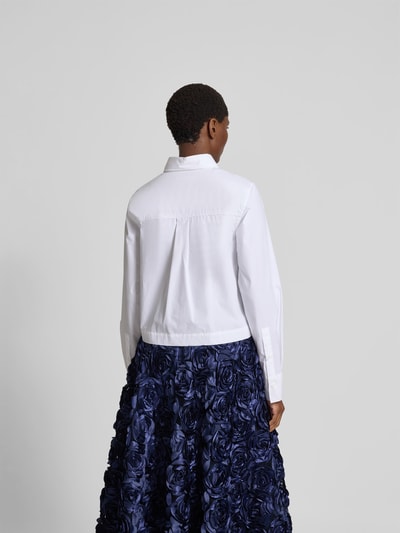 Closed Cropped Hemdbluse mit Umlegekragen Weiss 5