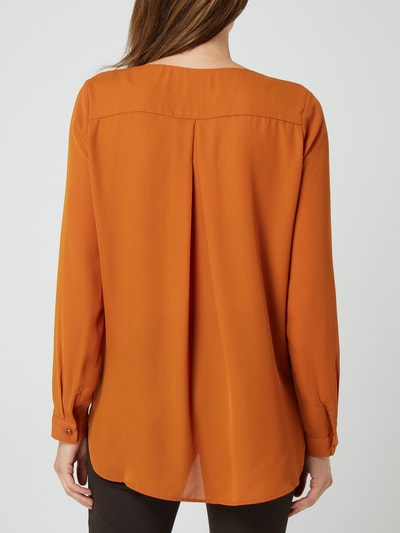 Vila Bluse aus Chiffon Modell 'Lucy' Dunkelorange 4