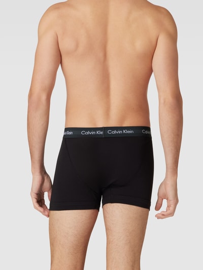 Calvin Klein Underwear Trunks mit Label-Details im 3er-Pack Black 4