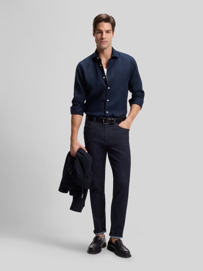 BOSS Jeans o kroju slim fit z mieszanki bawełny model 'P-RE.MAINE' Ciemnoniebieski 1