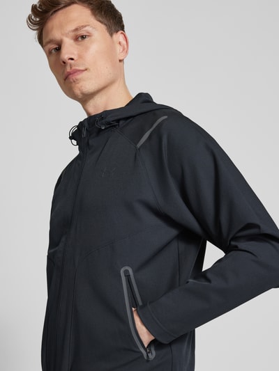 Under Armour Softshell-Jacke mit Zweiwege-Reißverschluss Modell 'Unstoppable' Black 3