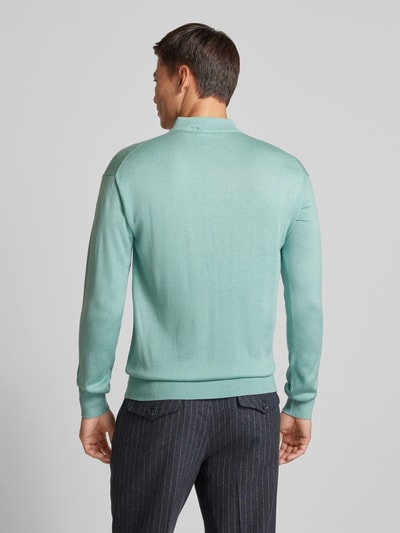 Scotch & Soda Gebreide pullover met ribboorden Lagune - 5