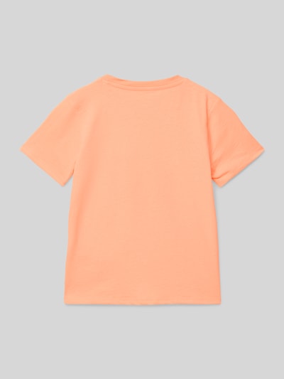 Tom Tailor Regular Fit T-Shirt mit Motiv-Print Apricot 3