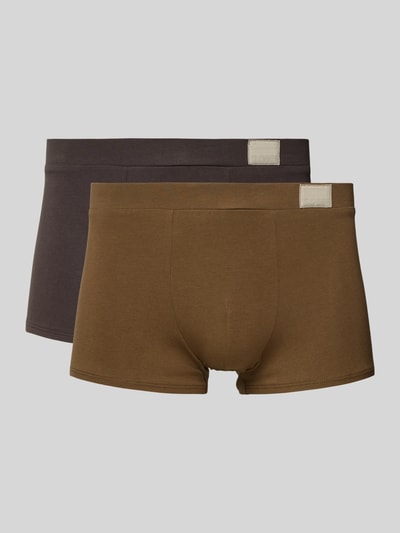 Sloggi Boxershort met deelnaden in een set van 2 stuks Kaki - 1