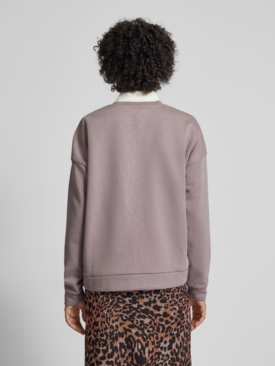 Noisy May Sweatshirt met statementprint, model 'MARYA' Lila - 5