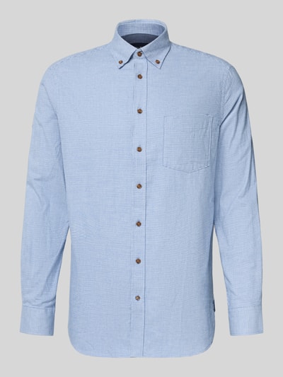 Christian Berg Men Vrijetijdsoverhemd met knoopsluiting Metallic blauw - 2