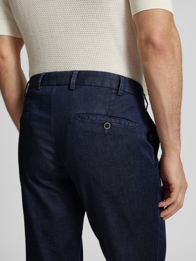 Hiltl Slim Fit Jeans mit Gürtelschlaufen Marine 3