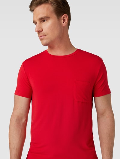 Jockey T-Shirt mit Brusttasche Rot 3