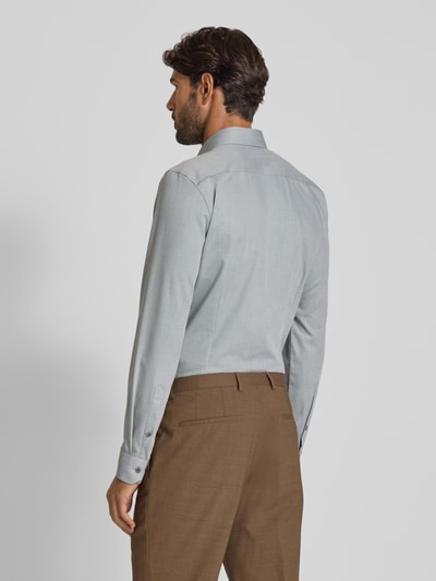 OLYMP No. Six Super Slim Fit Businesshemd mit Kentkragen Oliv 5