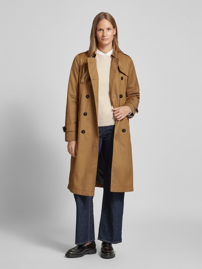 Fuchs Schmitt Trenchcoat mit Bindegürtel Camel 1