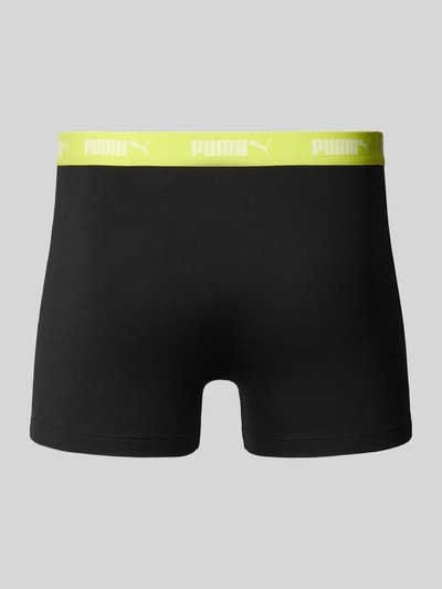 PUMA Boxershort met elastische logoband in een set van 4 stuks  - 3