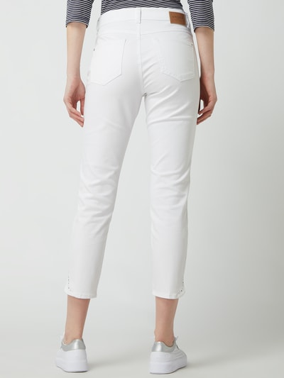 Angels Cropped Jeans mit Stretch-Anteil Modell 'Ornella' Weiss 5