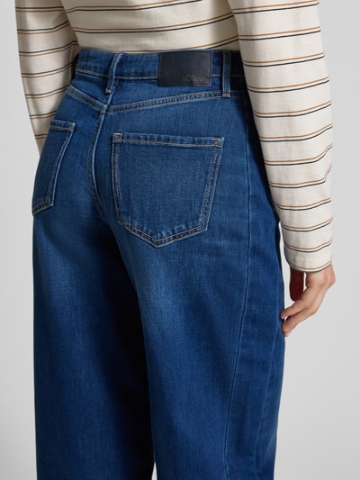 s.Oliver RED LABEL Mom Fit Jeans van katoenmix Marineblauw - 3