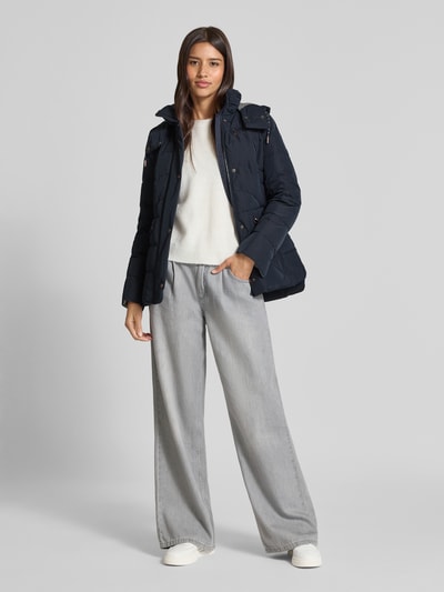 Gil Bret Steppjacke mit Reißverschlusstaschen Dunkelblau 1