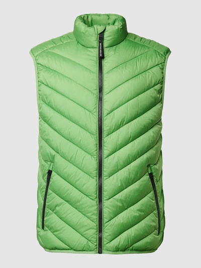 Tom Tailor Bodywarmer met opstaande kraag Grasgroen - 2