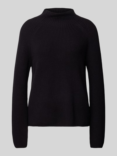 Marc O'Polo Langarmpullover mit Stehkragen Black 2