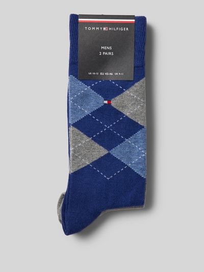 Tommy Hilfiger Socken mit Label-Detail im 2er-Pack Royal 3