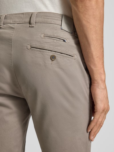 Brax Regular Fit Chino mit Gesäßtaschen Modell 'Fabio' Taupe 3