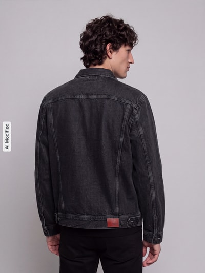 Pepe Jeans Jeansjacke mit Brusttaschen 'ALBION' Black 5