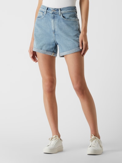 Armedangels High Waist Jeansshorts mit Stretch-Anteil Modell 'Silvaa'  Jeansblau 4