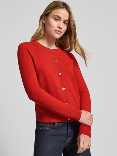 Christian Berg Woman Kurtka z dzianiny z kaszmiru z okrągłym dekoltem Czerwony 3