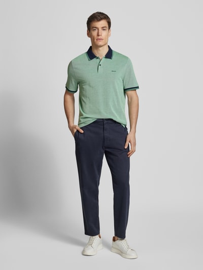 Gant Regular Fit Poloshirt mit Label-Stitching Modell 'OXFORD' Dunkelgruen 1