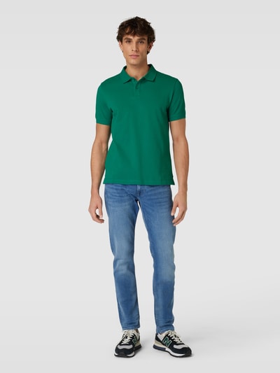 s.Oliver RED LABEL Poloshirt in effen design Groen - 1