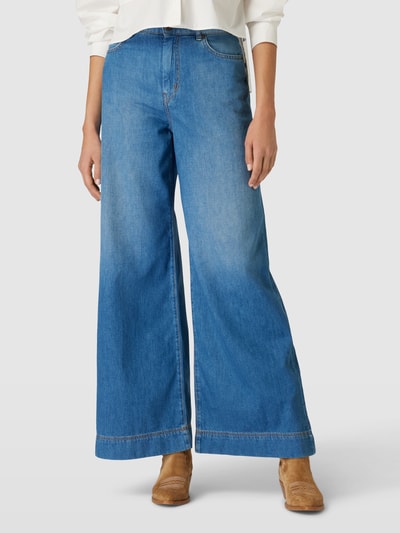 Weekend Max Mara Jeansy rozkloszowane z 5 kieszeniami model ‘VEGA’ w kolorze jeansu Jeansowy niebieski 4