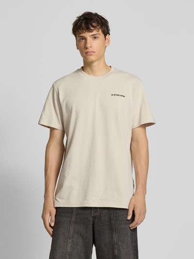 G-Star Raw Loose Fit T-Shirt mit Rundhalsausschnitt Offwhite 4