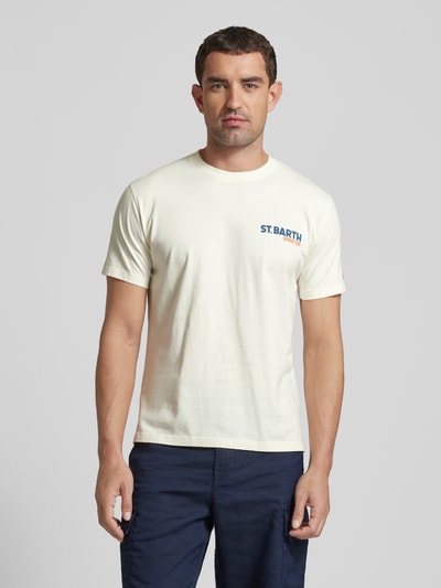 MC2 Saint Barth T-shirt met statementprint Offwhite - 4