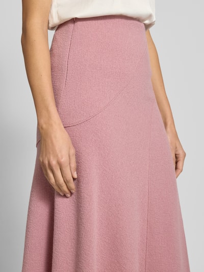BOSS Rok in A-lijn van gekookte scheerwol, model 'VICENA' Roze - 3