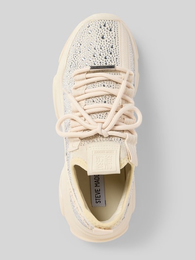 Steve Madden Sneaker mit Strasssteinbesatz Modell 'Maxima' Silber 3