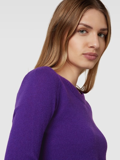 Christian Berg Woman Gebreide pullover met ronde hals Paars - 3