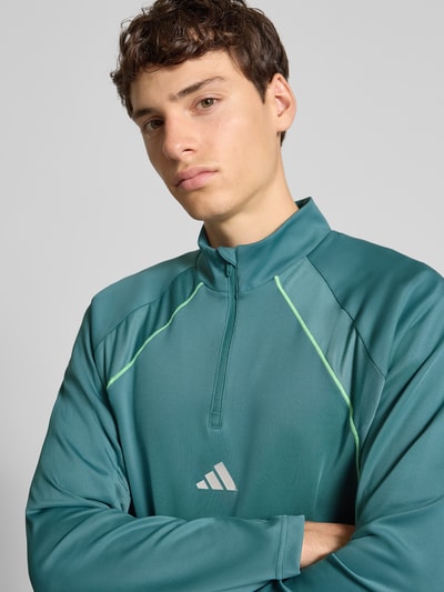 adidas Training Sweatshirt met opstaande kraag Flessengroen - 3