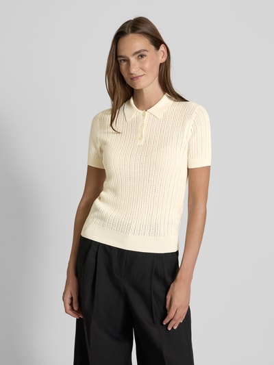 Lauren Ralph Lauren Poloshirt met korte knoopsluiting Offwhite - 4