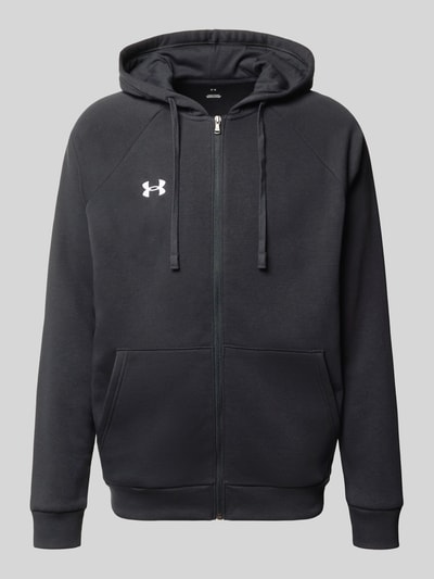 Under Armour Sweatjack met kangoeroezak Zwart - 2