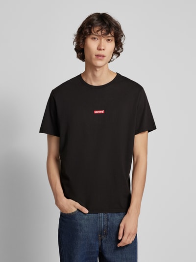 Levi's® Relaxed Fit T-Shirt mit Label-Patch Modell 'BABY TAB' Black 4