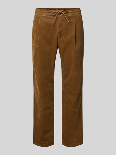 MCNEAL Regular fit corduroy broek met tunnelkoord Camel - 2