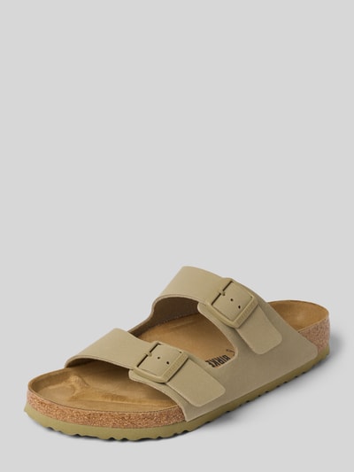 Birkenstock Sandalen mit Dornschließe Modell 'Arizona' Khaki 1