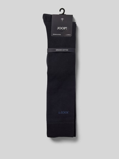 JOOP! Collection Socken mit Label-Print Marine 3