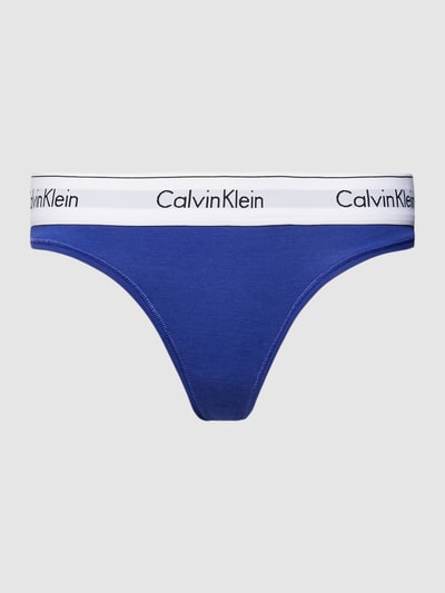 Calvin Klein Underwear String in unifarbenem Design Lila 1